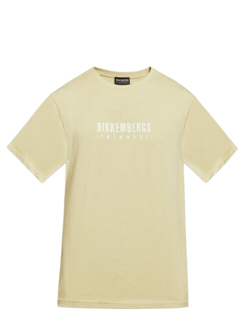 ICONIC Cotton T-shirt, short sleeve beige - T-shirt