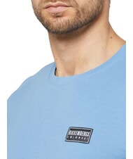 BIKKEMBERGS BASIC Short-sleeved, crew-neck T-shirt azure - T-shirt - 3
