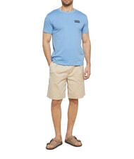BIKKEMBERGS BASIC Short-sleeved, crew-neck T-shirt azure - T-shirt - 4