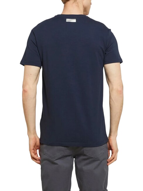 BASIC Short-sleeved, crew-neck T-shirt navy - T-shirt