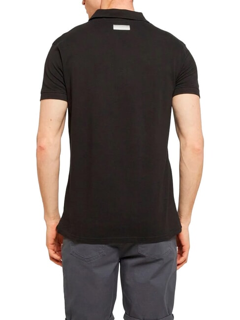 ICONIC Cotton polo shirt, short sleeve black - Polo shirt