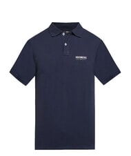 BIKKEMBERGS ICONIC Cotton polo shirt, short sleeve navy - Polo shirt - 5