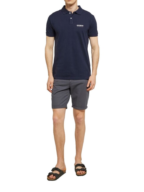 ICONIC Cotton polo shirt, short sleeve navy - Polo shirt