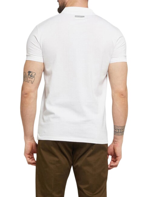 ICONIC Cotton polo shirt, short sleeve white - Polo shirt