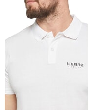 BIKKEMBERGS ICONIC Cotton polo shirt, short sleeve white - Polo shirt - 3