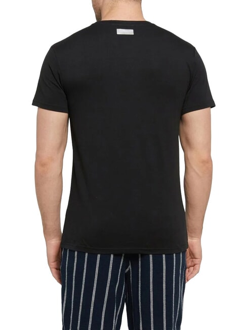 BASIC Short-sleeved, crew-neck T-shirt black - T-shirt
