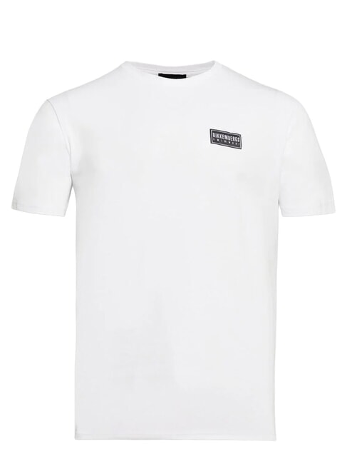 BASIC Short-sleeved, crew-neck T-shirt white - T-shirt