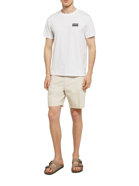 BASIC Short-sleeved, crew-neck T-shirt white - T-shirt