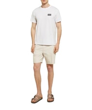 BIKKEMBERGS BASIC Short-sleeved, crew-neck T-shirt white - T-shirt - 4