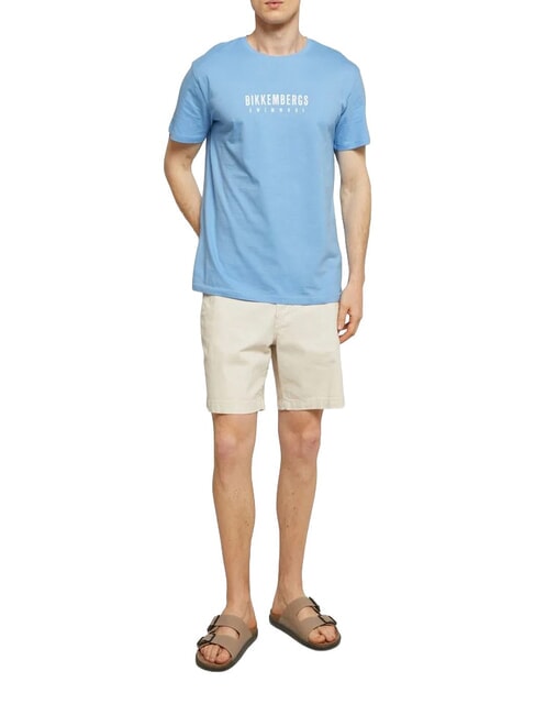ICONIC Cotton T-shirt, short sleeve azure - T-shirt