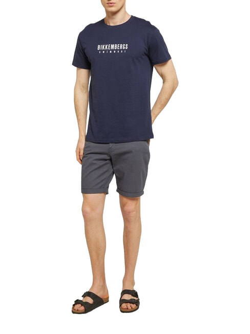 ICONIC Cotton T-shirt, short sleeve navy - T-shirt