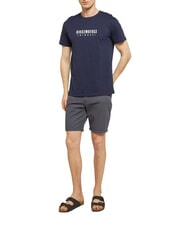 BIKKEMBERGS ICONIC Cotton T-shirt, short sleeve navy - T-shirt - 4