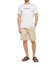 BIKKEMBERGS ICONIC Cotton T-shirt, short sleeve white - T-shirt - 4