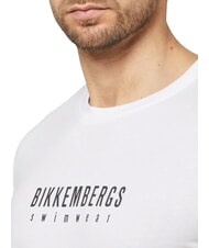 BIKKEMBERGS ICONIC Cotton T-shirt, short sleeve white - T-shirt - 3
