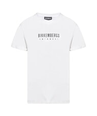 BIKKEMBERGS ICONIC Cotton T-shirt, short sleeve white - T-shirt - 5