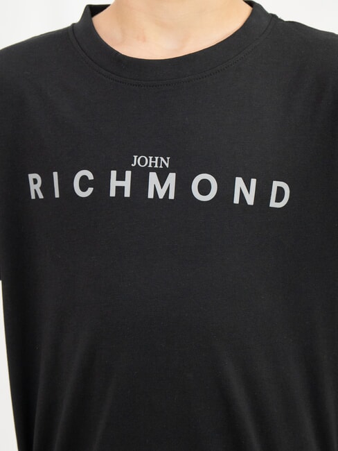RUNDAVO T-Shirt + Shorts black/silver - Children's tracksuits