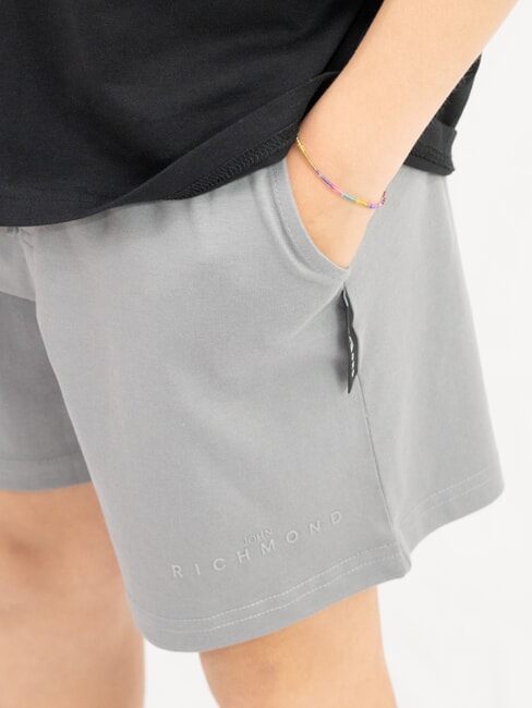 RUNDAVO T-Shirt + Shorts black/silver - Children's tracksuits