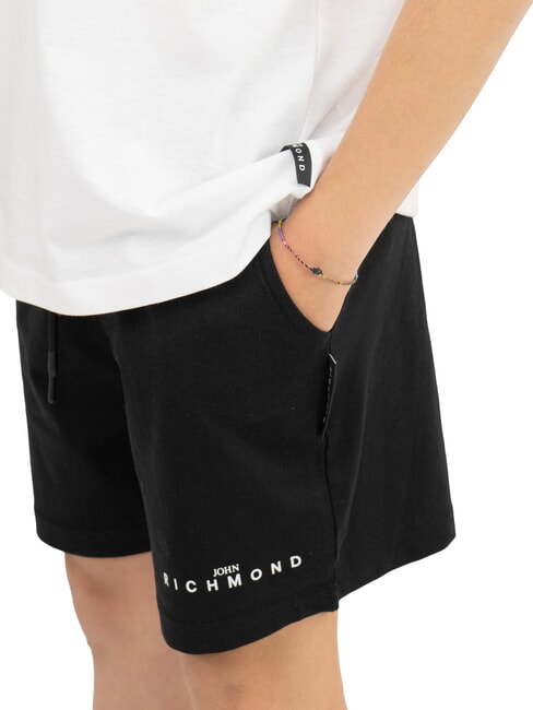 KUDAL T-Shirt + Shorts white/black - Children's tracksuits