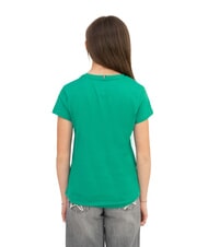 TOMMY HILFIGER KIDS BIMBA Cotton T-shirt Olympic Green - Child T-shirt - 3