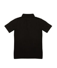 TOMMY HILFIGER TH Short-sleeved pique cotton polo shirt ck black - Polo shirt - 3