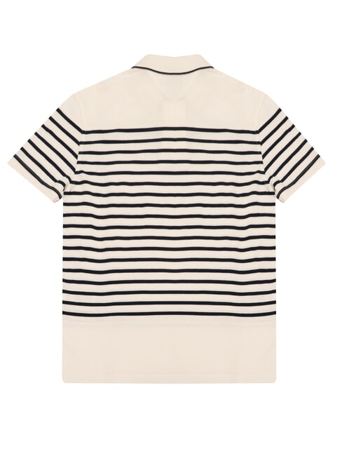 TH Short-sleeved pique cotton polo shirt sky captain - Polo shirt