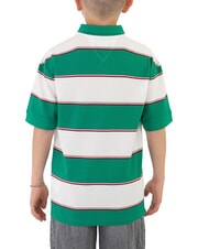 TOMMY HILFIGER KIDS BIMBO Short-sleeved T-shirt Aruba green stripe - Child T-shirt - 3
