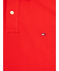 TOMMY HILFIGER TH Short-sleeved cotton polo shirt primary red - Polo shirt - 2