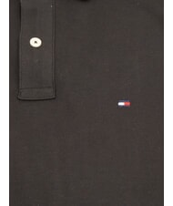 TOMMY HILFIGER TH Short-sleeved pique cotton polo shirt ck black - Polo shirt - 2