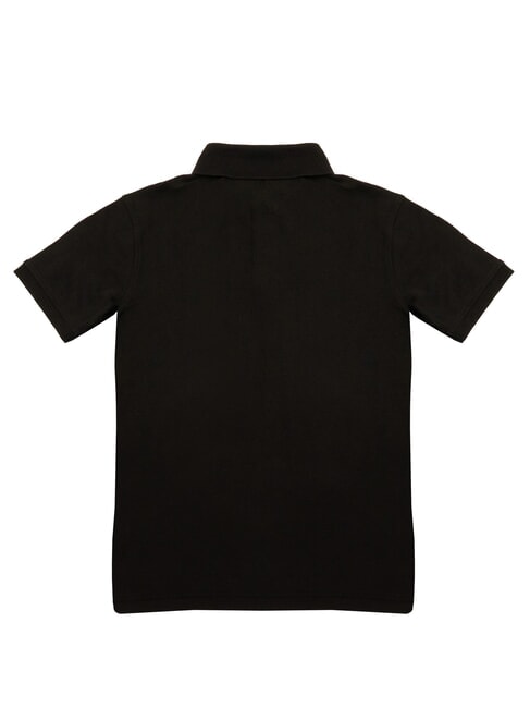 TH Short-sleeved pique cotton polo shirt ck black - Polo shirt
