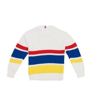TOMMY HILFIGER KIDS BIMBO Cotton sweater white - Children's Sweaters - 3
