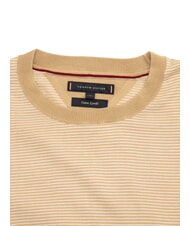 TOMMY HILFIGER TH Cotton blend sweater classic pink / optic white - Men's Sweaters - 3