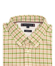 TOMMY HILFIGER TH Tartan shirt charcoal blue /minty essence /multi - Men's Shirts - 3