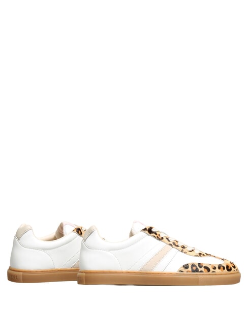 COURT Leather sneakers white milk leopard - Women&rsquo;s shoes