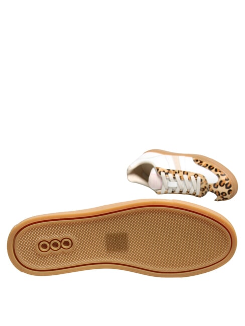 COURT Leather sneakers white milk leopard - Women&rsquo;s shoes