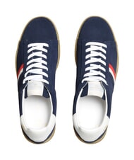 SERAFINI MC ENROE Leather sneakers blue white red - Men&rsquo;s shoes - 3
