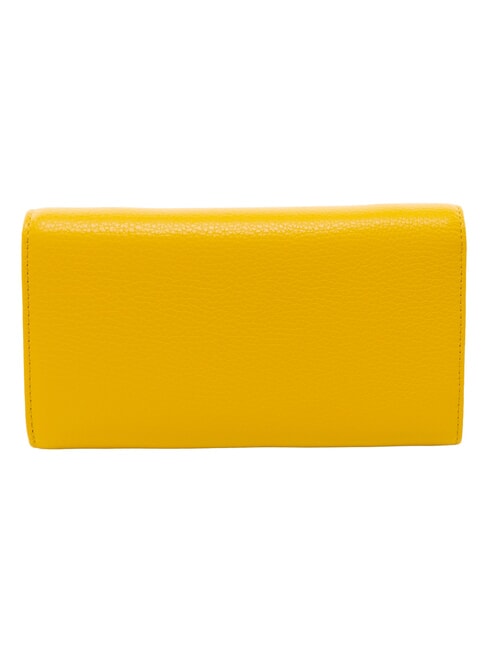 METALLIC SOFT Leather clutch bag with shoulder strap sunny - Women&rsquo;s Bags