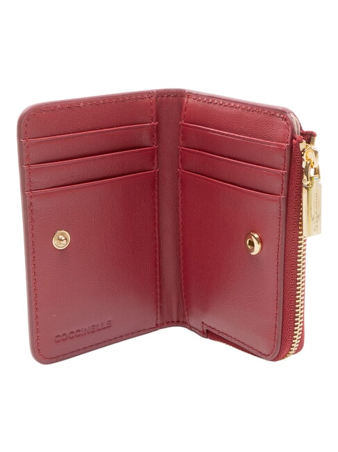 METALLIC PATENT Leather wallet sangria - Women&rsquo;s Wallets