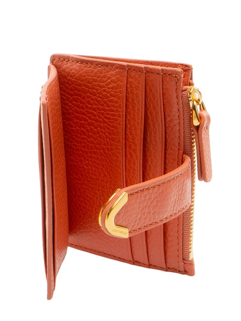 DEW Leather card holder with coin purse grenadine red - Women&rsquo;s Wallets