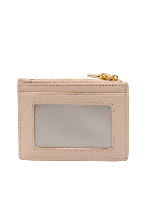 DEW Leather card holder with coin purse rosette - Women&rsquo;s Wallets