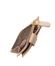 COCCINELLE DEW Leather card holder with coin purse rosette - Women&rsquo;s Wallets - 4