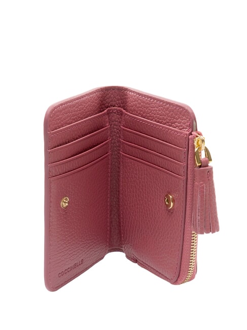 TASSEL Pebbled leather wallet rosewood - Women&rsquo;s Wallets