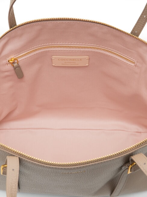 CHERRY Shoulder bag, leather warm taupe - Women&rsquo;s Bags