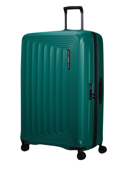NUON Extra Large, Expandable Trolley pine green - Rigid Trolley Cases