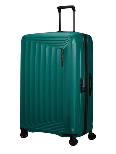 NUON Extra Large, Expandable Trolley pine green - Rigid Trolley Cases