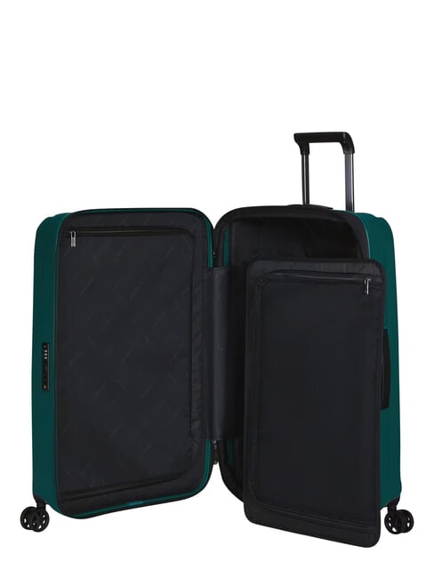 NUON Medium expandable trolley pine green - Rigid Trolley Cases
