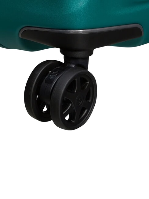 NUON Medium expandable trolley pine green - Rigid Trolley Cases