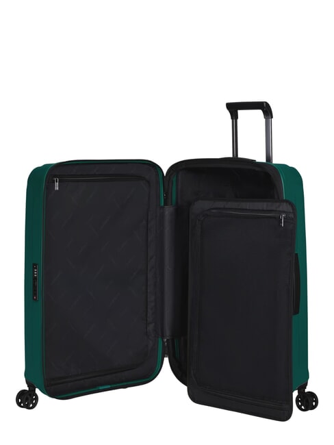 NUON Large expandable trolley pine green - Rigid Trolley Cases