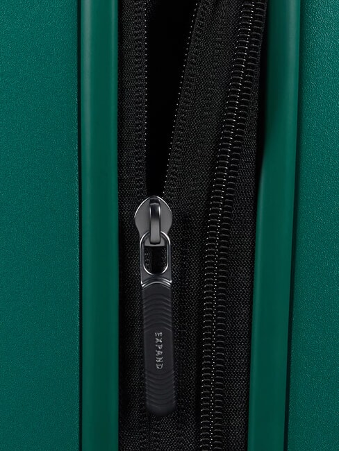 NUON Large expandable trolley pine green - Rigid Trolley Cases