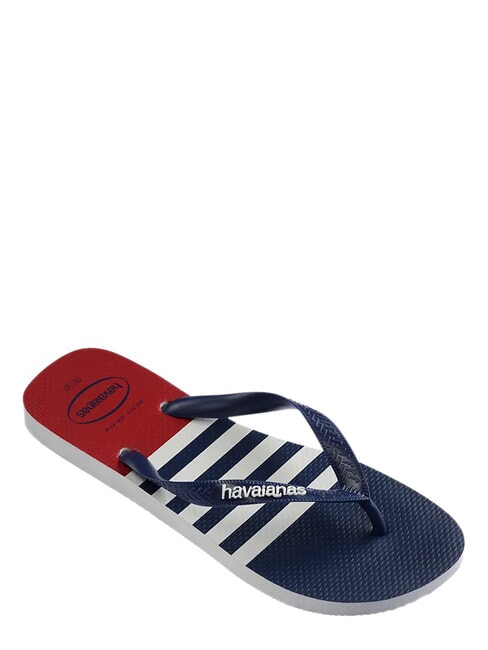 flip flops TOP NAUTICAL white/marine blue/apache red - Men&rsquo;s shoes