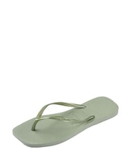HAVAIANAS SLIM SQUARE Square Toe Flip Flops smoke green - Women&rsquo;s shoes - 3